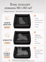 Лежанка для собак средних пород 80Х60 см — изображение 9