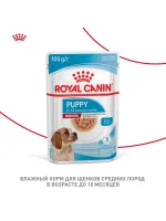 Влажный корм Royal Canin Maxi Puppy для щенков средних пород, Птица (соус), 100 г х 10 шт. (Копировать) — изображение 11