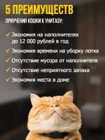 Система приучения кошек к унитазу с отверстиями для отведения жидкости, CATTUS — изображение 5