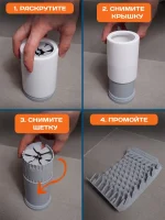 Лапомойка с силиконовой щеткой для крупных и средних собак — изображение 6