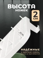 Лоток для котят и небольших кошек с сеткой, совком и высокими бортиками — изображение 3