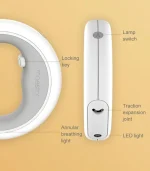 Поводок c фонариком Moestar Ufo Pet Leash 2 Plus, Белый — изображение 7