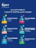 Корм для взрослых кошек сухой, Брит Премиум с лососем, 2 кг — изображение 8